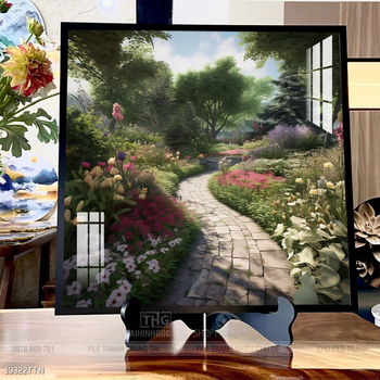 Tranh phong thủy sơn thủy hữu tình