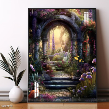 Tranh phong thủy phong cảnh thác nước thiên nhiên