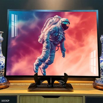 Tranh phi hành gia đẹp