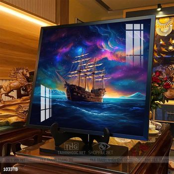 Tranh phong thủy thuận buồm xuôi gió tài lộc đẹp