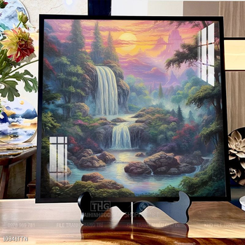 Tranh phong thủy sơn thủy đẹp