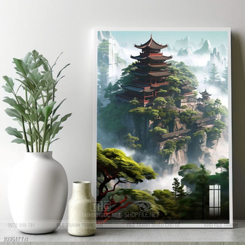 Tranh phong thủy treo trang trí phòng khách