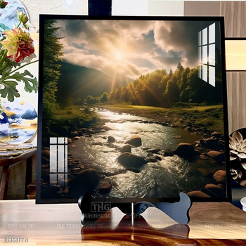 Tranh phong thủy sơn thủy hữu tình