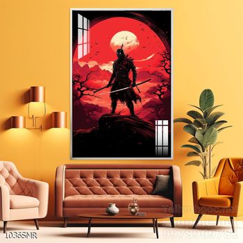 Mẫu tranh chiền binh Samurai décor trang trí tường đẹp độc đáo