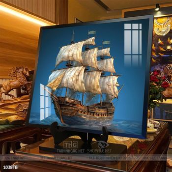 Tranh thuận buồm xuôi gió trang trí tường nhà