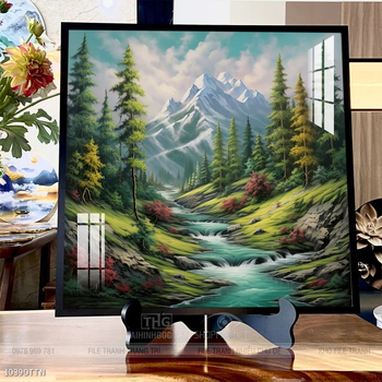 Tranh phong thủy treo trang trí phòng khách