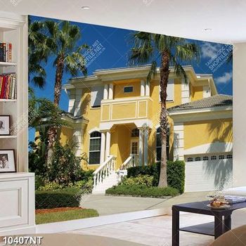 Tranh ngôi nhà màu vàng