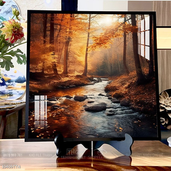 Tranh phong thủy sơn thủy hữu tình