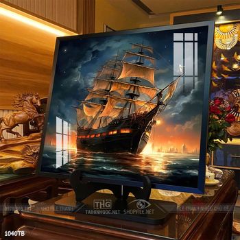 Tranh thuận buồm xuôi gió đẹp ấn tượng