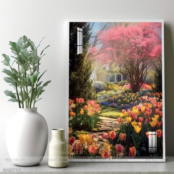 Tranh phong thủy nước non tuyệt đẹp