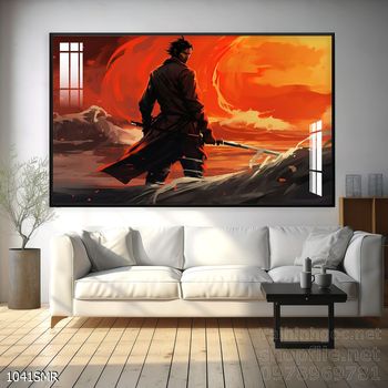 Tranh nghệ thuật treo tường chiến binh Samurai Nhật Bản