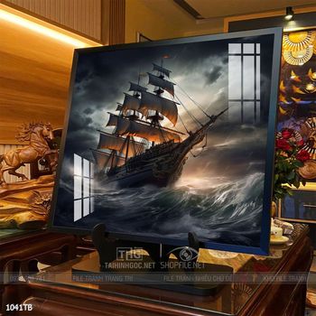 Tranh thuận buồm xuôi gió treo tường