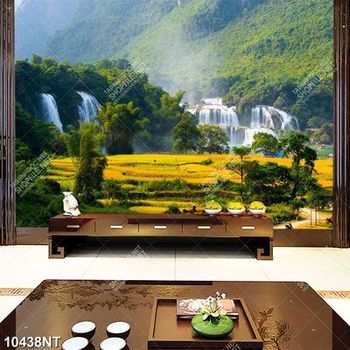 Tranh thác nước thiên nhiên tuyệt đẹp 10438NT