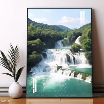 Tranh phong thủy sơn thủy hữu tình