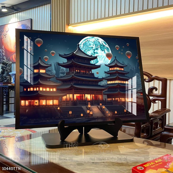 Tranh phong thủy nước non tuyệt đẹp