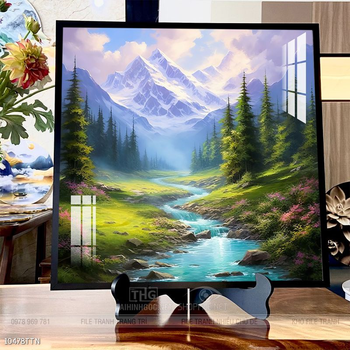 Tranh phong thủy sơn thủy hữu tình