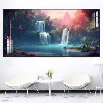 Tranh phong thủy treo trang trí phòng khách