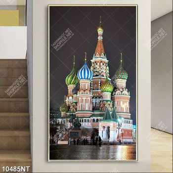 Tranh lâu đài cổ tích