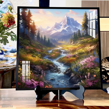 Tranh phong thủy sơn thủy hữu tình