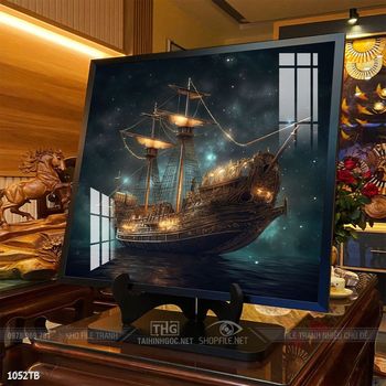 Tranh thuận buồm xuôi gió treo tường