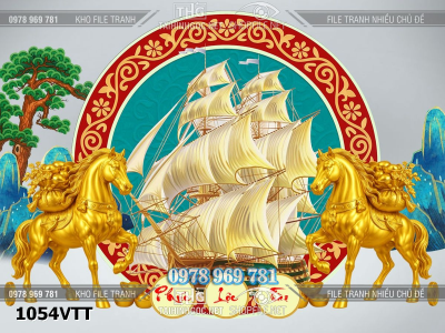 File thuận buồm xuôi gió thuyền vàng con ngựa bính ngọ 1054VTT