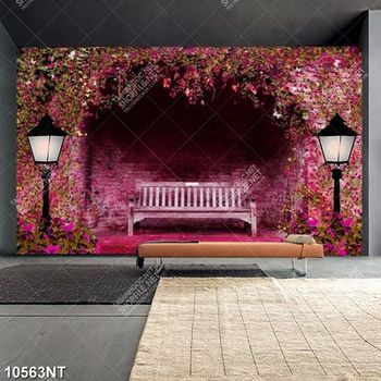 Tranh bức tường phủ hoa