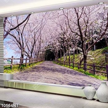 Tranh mùa hoa anh đào nở 10564NT