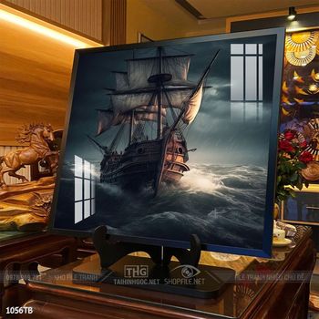 Tranh thuyền buồm và cảnh biển