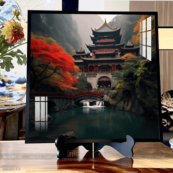Tranh phong thủy sơn thủy hữu tình