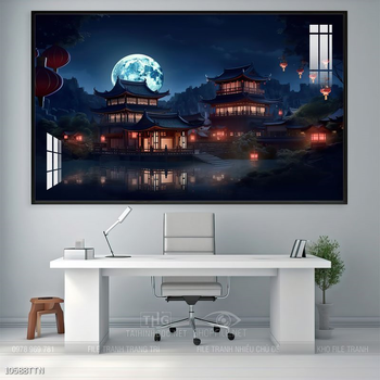 Tranh phong thủy treo trang trí phòng khách