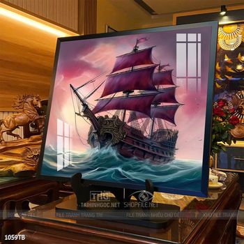 Tranh thuận buồm xuôi gió treo tường đẹp