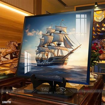 Tranh thuận buồm xuôi gió trang trí tường nhà