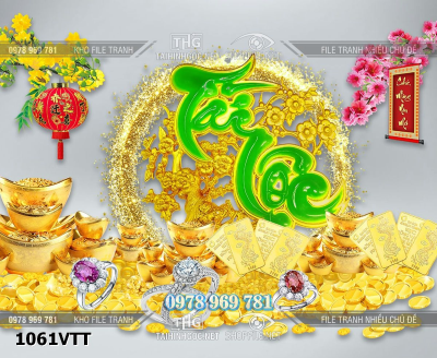 File tư liệu tết tài lộc vàng bạc đá quý mai đào tết 1061VTT