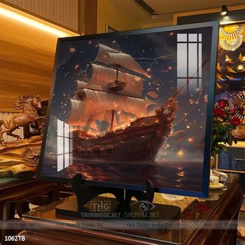 Tranh thuận buồm xuôi gió đẹp ấn tượng