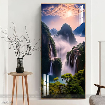 Tranh phong thủy sơn thủy đẹp