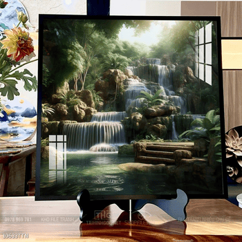 Tranh phong thủy sơn thủy hữu tình