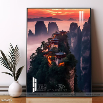 Tranh phong thủy treo trang trí phòng khách