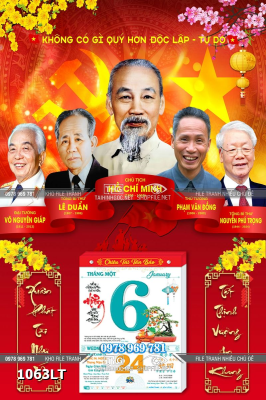 File tranh Lịch bác Hồ bác Giáp bác Trọng file Lịch Tết bác Hồ  1063LT File tranh Lịch bác Hồ bác Giáp bác Trọng file Lịch Tết bác Hồ  1063LT