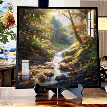 Tranh phong thủy sơn thủy đẹp