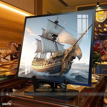 Tranh thuận buồm xuôi gió đẹp