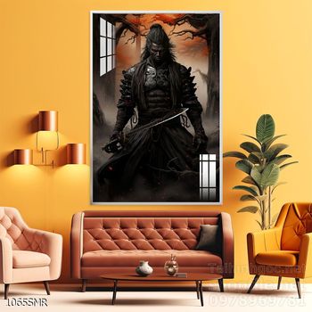 Tranh nghệ thuật treo tường chiến binh Samurai Nhật Bản