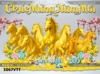 File 8 con ngựa vàng mã đáo thành công psd 1067VTT