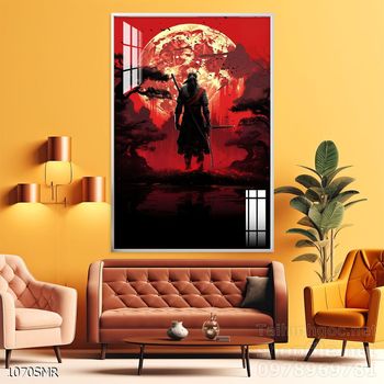 Mẫu tranh Samurai đẹp decor trang trí tường
