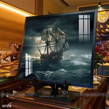 Tranh thuận buồm xuôi gió trang trí tường nhà