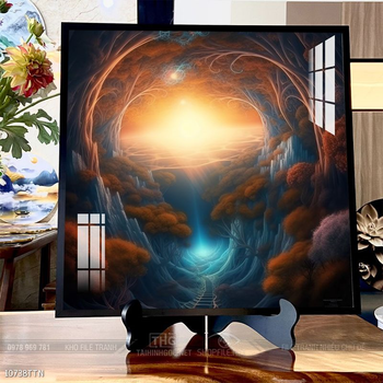 Tranh phong thủy sơn thủy đẹp