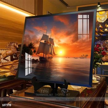 Tranh thuận buồm xuôi gió đẹp ấn tượng