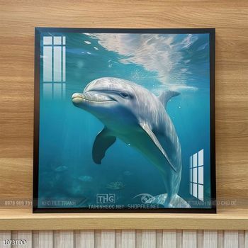 Tranh cá heo đại dương
