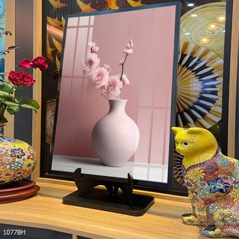 Tranh bình hoa nghệ thuật sang trọng