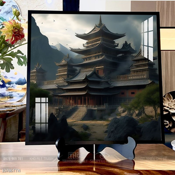 Tranh phong thủy sơn thủy đẹp