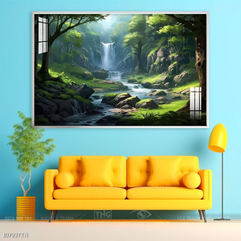 Tranh treo phòng khách theo phong thủy